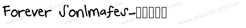 Forever Sonlmafes字体转换